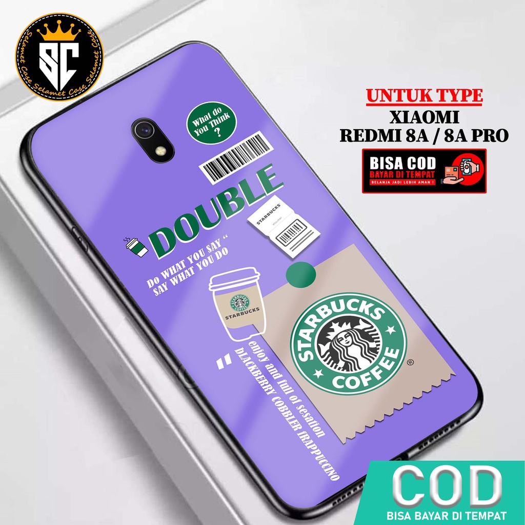 Case Xiaomi 8A / 8A Pro Casing Xiaomi 8A Pro / 8A Selamet Case [STRBK] Case Glossy Case Aesthetic Cu