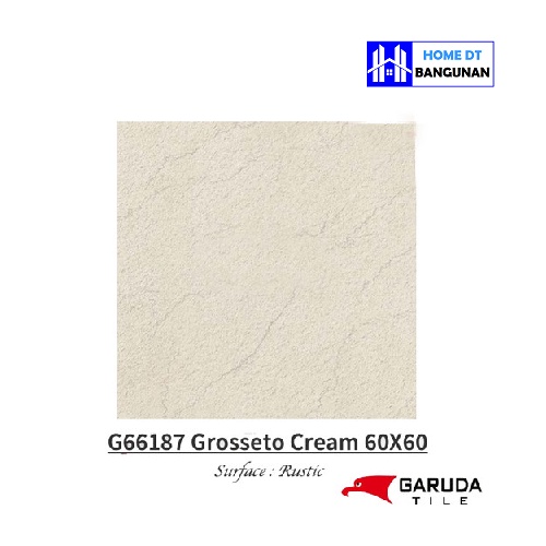 Garuda G66187 Grosseto Cream 60x60 Granit Lantai Kasar KW1