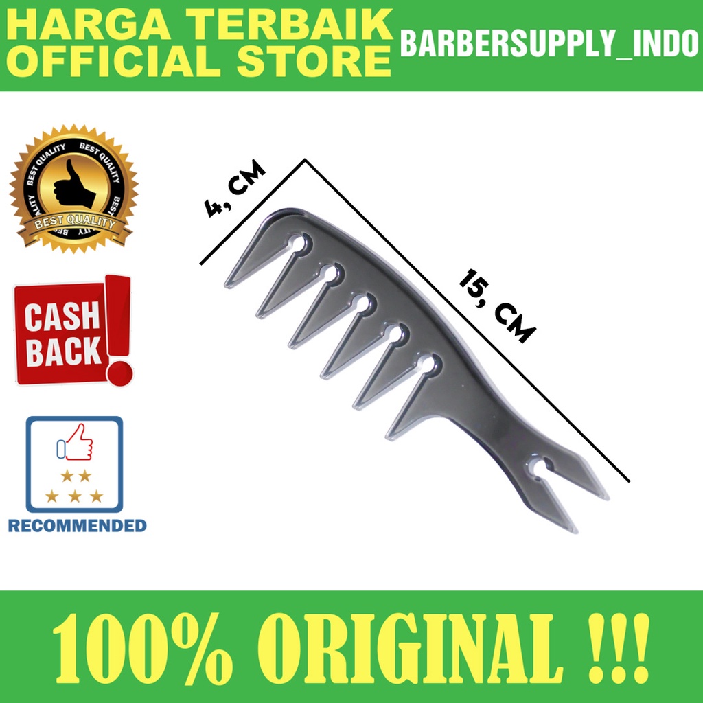 Texture Comb / Sisir Styling Texture Gigi Renggang Ekor / Mesh Comb