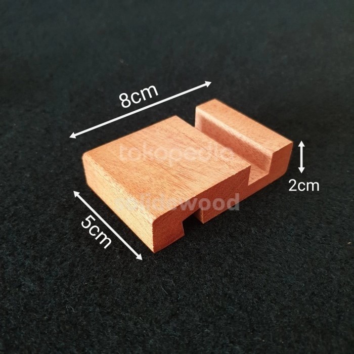 %$%$%$%$] Stand dudukan hp handphone holder kayu