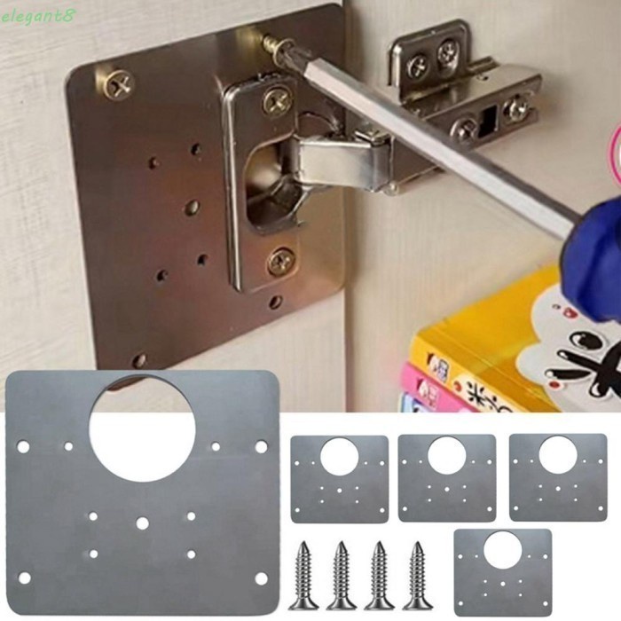 Barokah gamis Hinge Repair Kit ISI 3 PCS Penyangga Engsel Pintu Repair Furniture