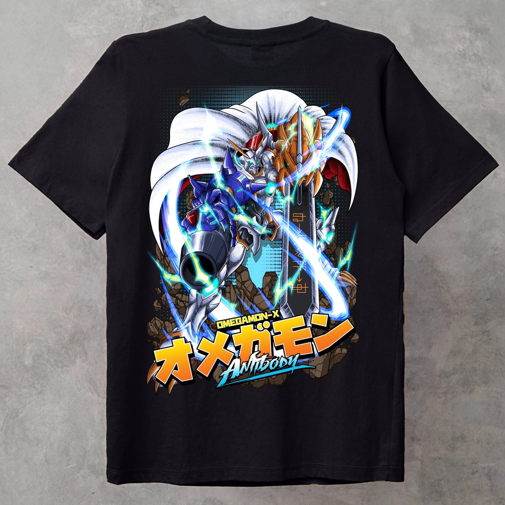 Mayosi T-shirt Digimon Omegamon x Antibody