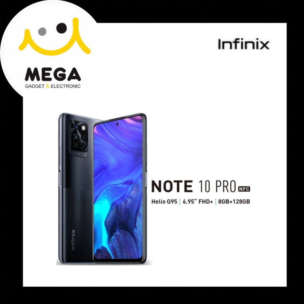 Infinix Note 10 Pro NFC 8GB + 128GB Garansi Resmi Infinix Indonesia