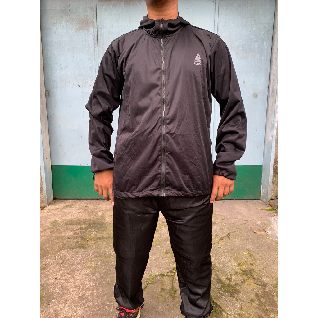 Setelan Jaket Sauna / Jaket Sauna Alpigo / Setelan Jaket Sauna Pria Wanita