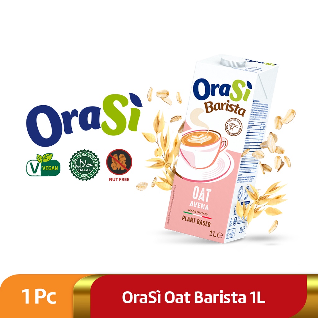 Orasi Oat Barista / Susu Vegan Cocok Buat Kopi 1L