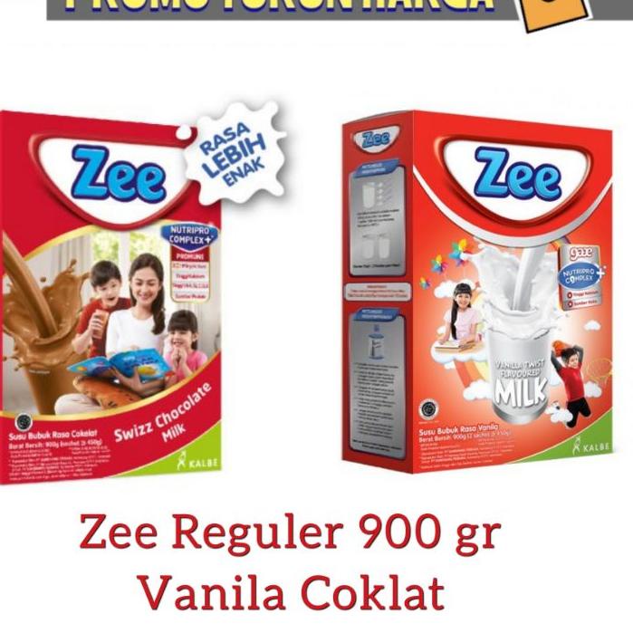 

☼ SUSU ZEE 900GR VANILA COKLAT ZEE Reguler 900 gr gram ➸