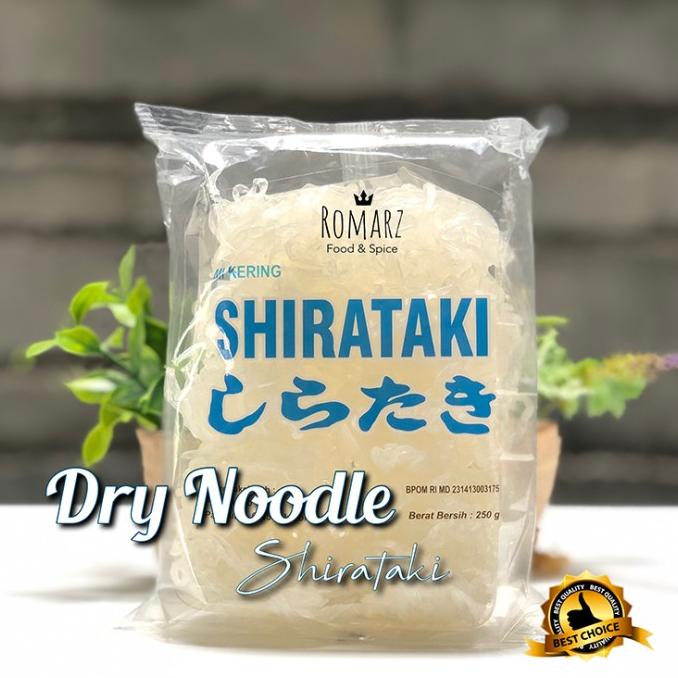 

DRY SHIRATAKI | MIE KERING SHIRATAKI ( isi 10pcs ) 250gr LOW CARBS