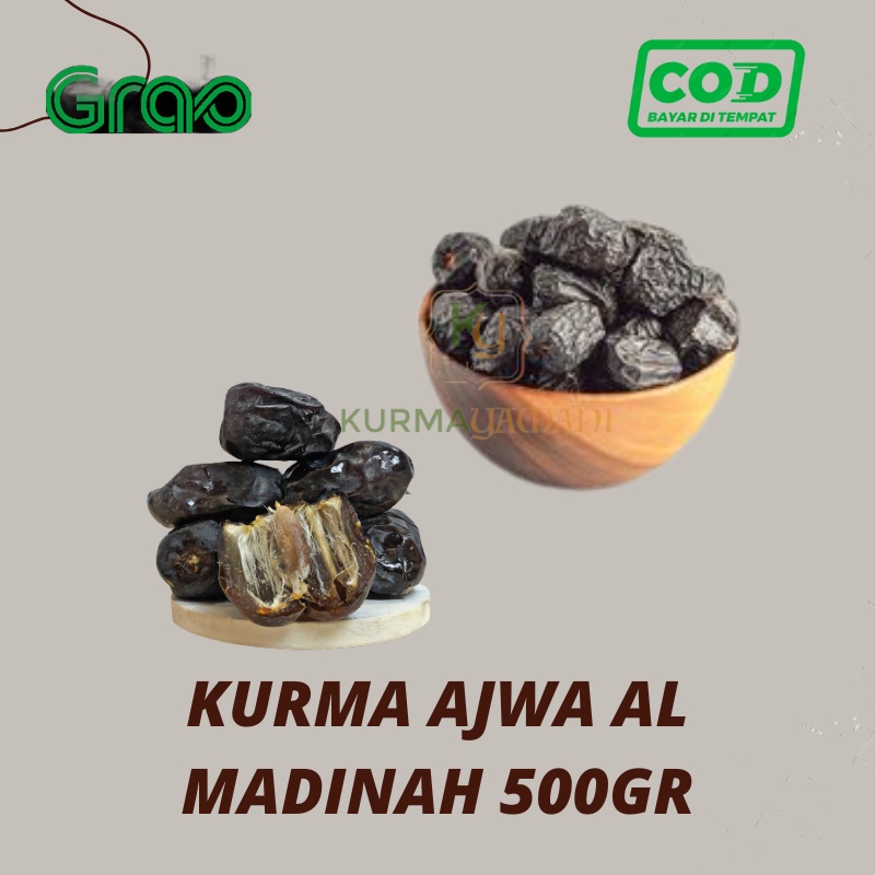 

Kurma Ajwa 500 Gram Madinah Oleh Oleh Haji Umroh Kurma Nabi Asli