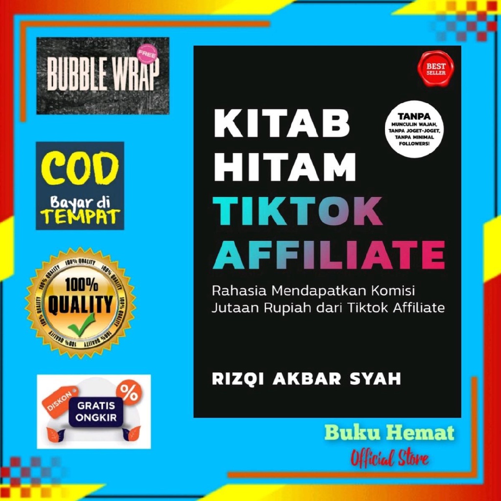 Buku Kitab Hitam tiktok affiliate