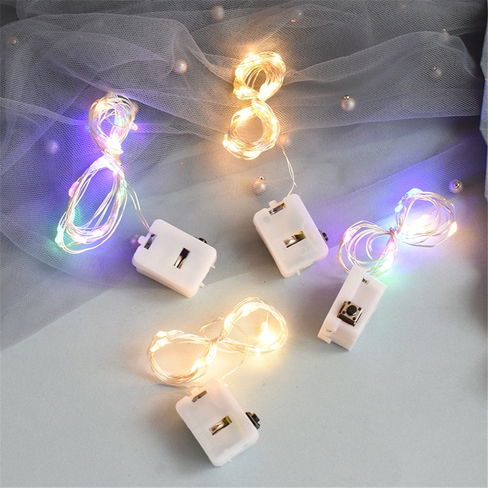 Multicolor Lampu Led Hias String Hadiah Pesta Ulang Tahun DIY Ambience Decorative Lamp 5pcs1m/2m