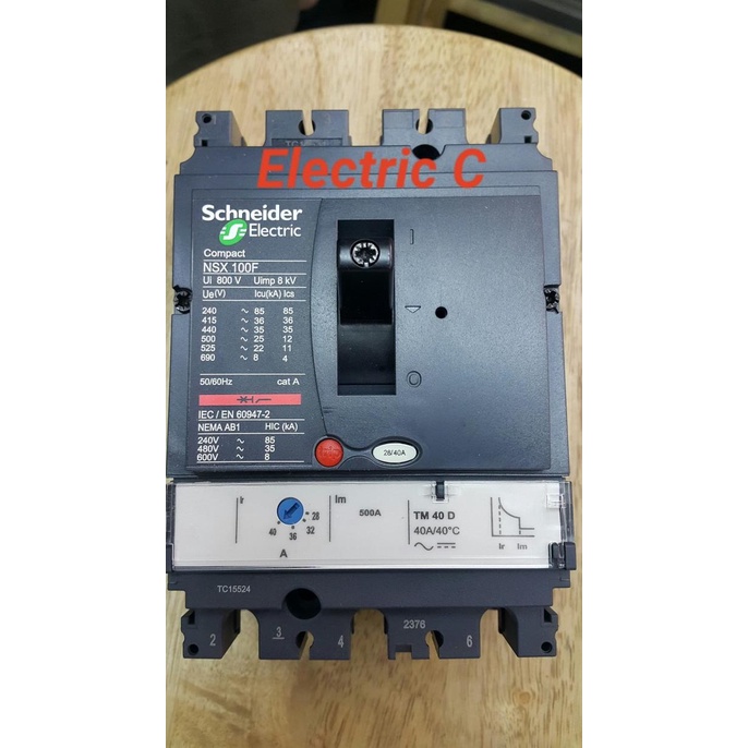 Schneider Electric / Merlin Gerin / MCCB NSX100 F / NFB 3phase 40A