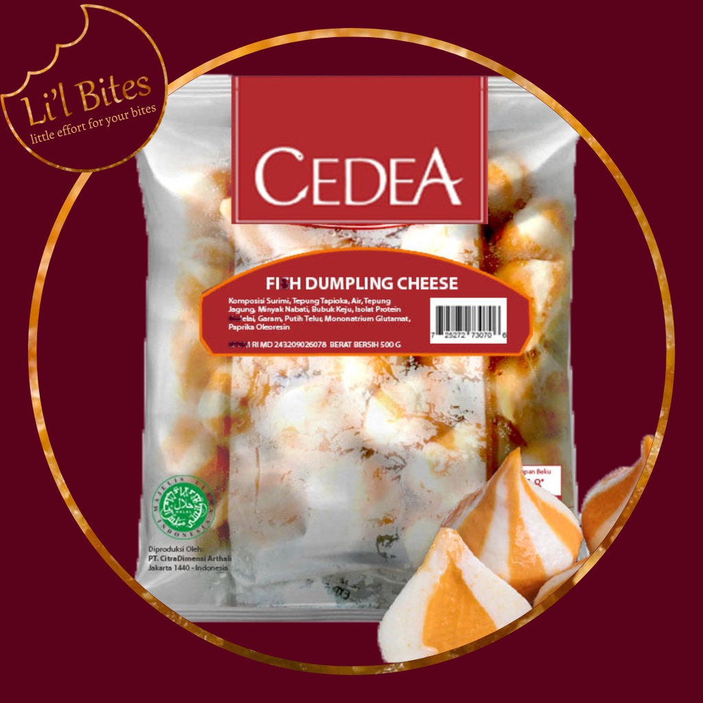 

Cedea Dumping Cheese 500 gram (isi keju)