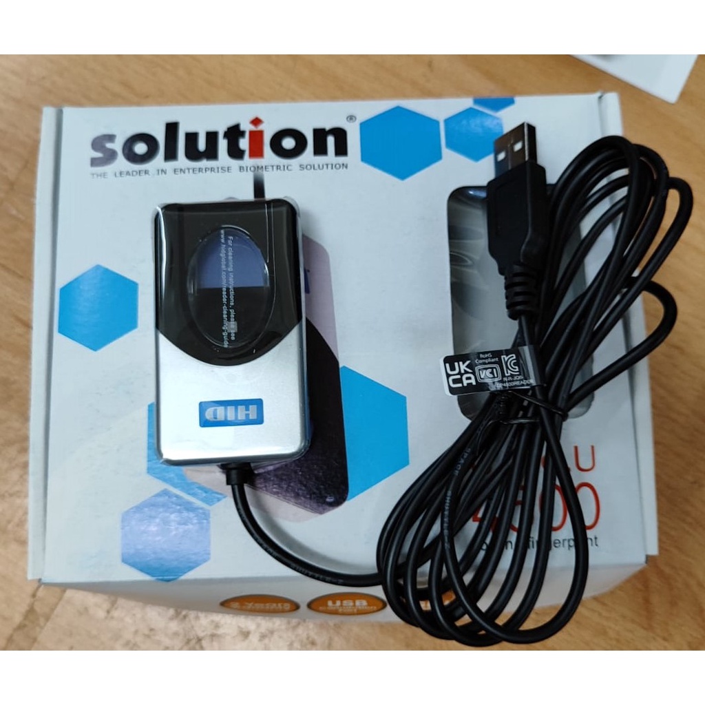 Digital Persona U Are U 4500 &amp; Solution HID Fingerprint Reader Sidik Jari Support BPJS