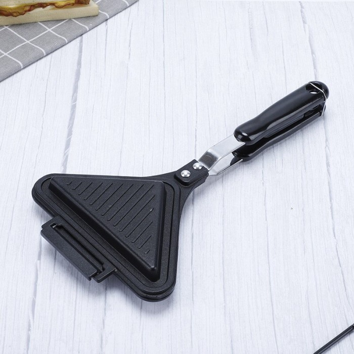 Cetakan Pemanggang Roti Sandwich Maker Segitiga Toaster Manual Kompor ORIGINAL