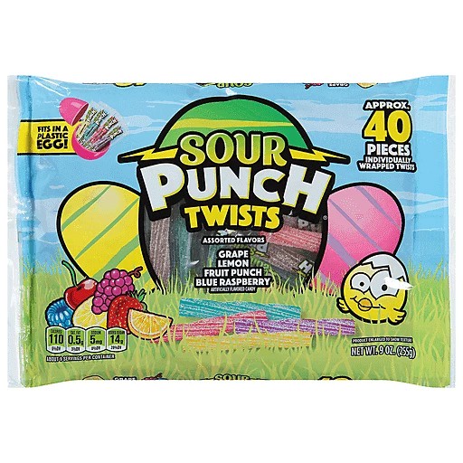 Sour Punch Twists 40 pieces