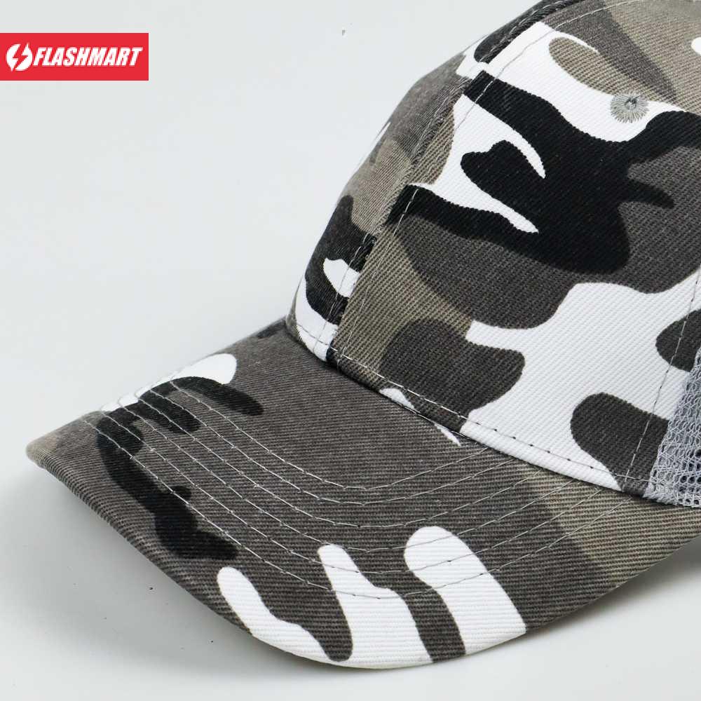 Flashmart Topi Baseball Trucker Cap Hat Army Camouflage - S8R