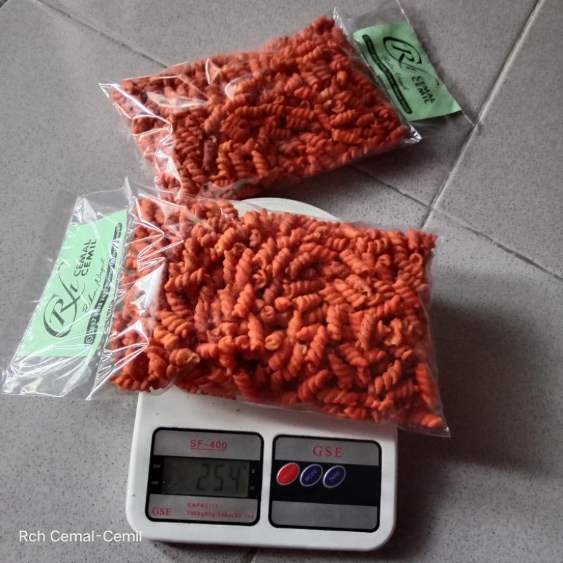 

250 gram Makaroni spiral balado | snack timbangan | jajan lebaran | cemilan enak