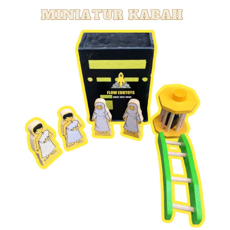 MINIATUR KABAH / MAKET KABAH / MAINAN EDUKASI MANASIK HAJI