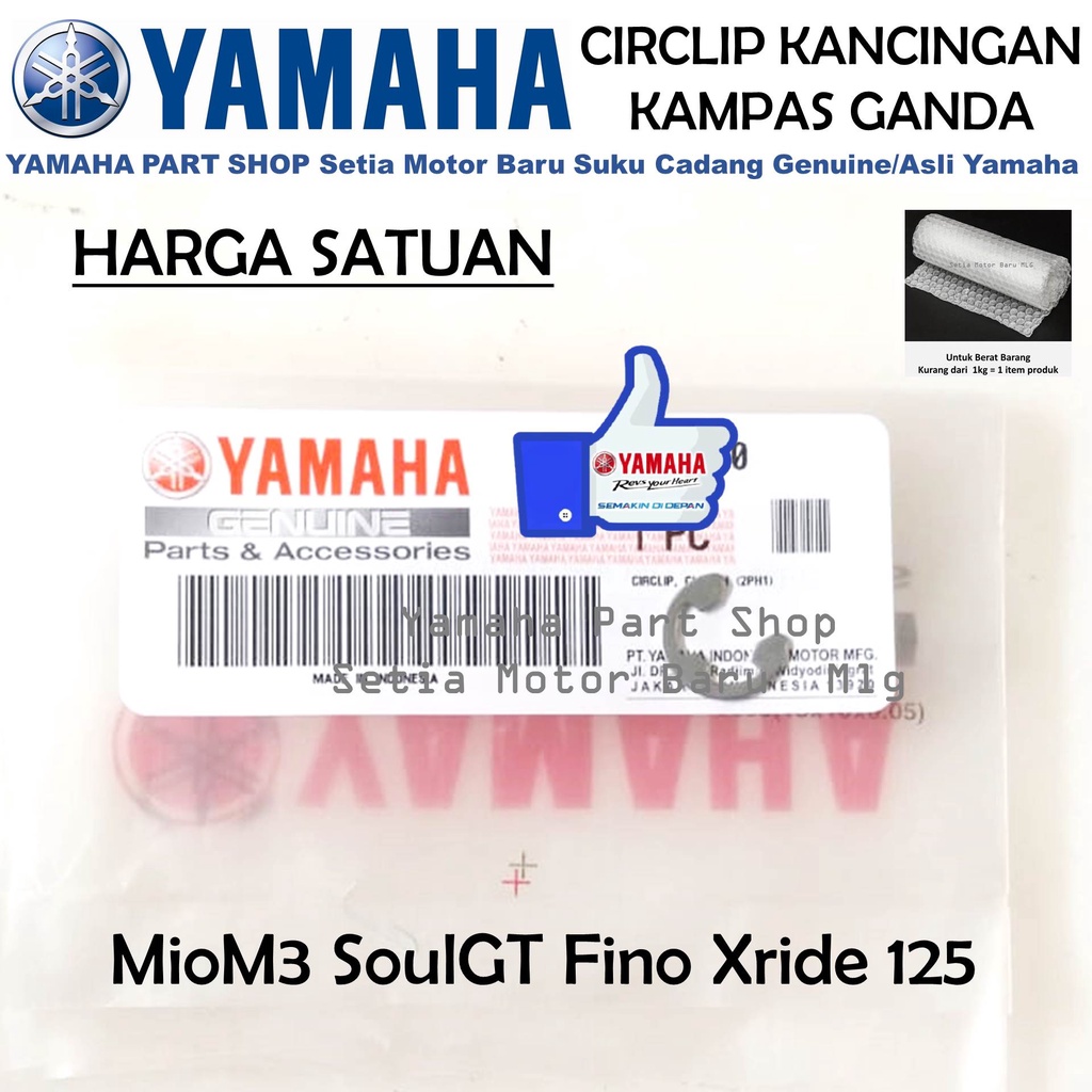 Kancingan Kampas Ganda Circlip Fino Xride MioM3 125 Asli Yamaha Setia Motor Baru
