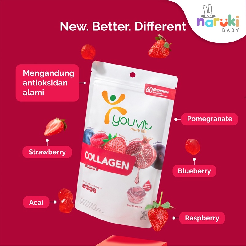 Youvit Collagen 7 Days 30 Days - Suplemen Vitamin Kolagen Anti Aging