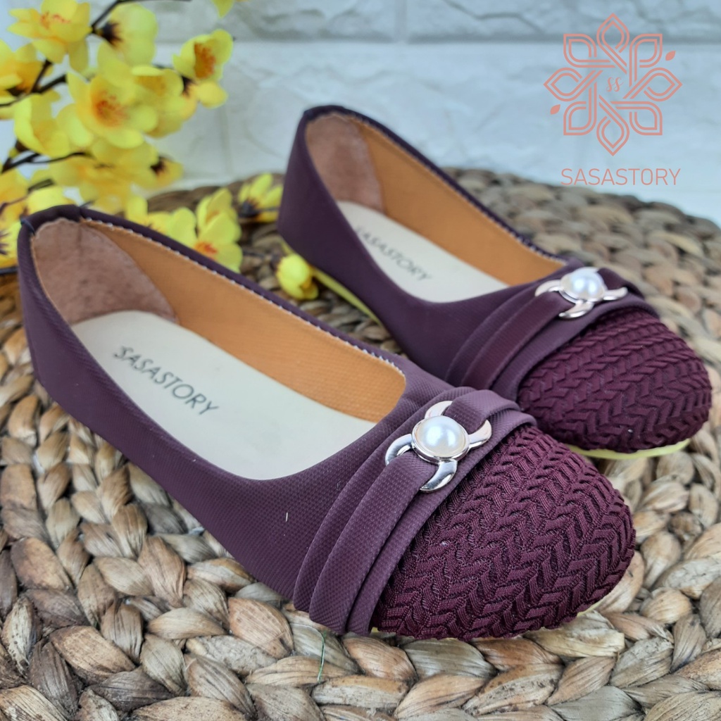 SEPATU FLATSHOES ANAK PEREMPUAN TALI 1 2 3 TAHUN HA10