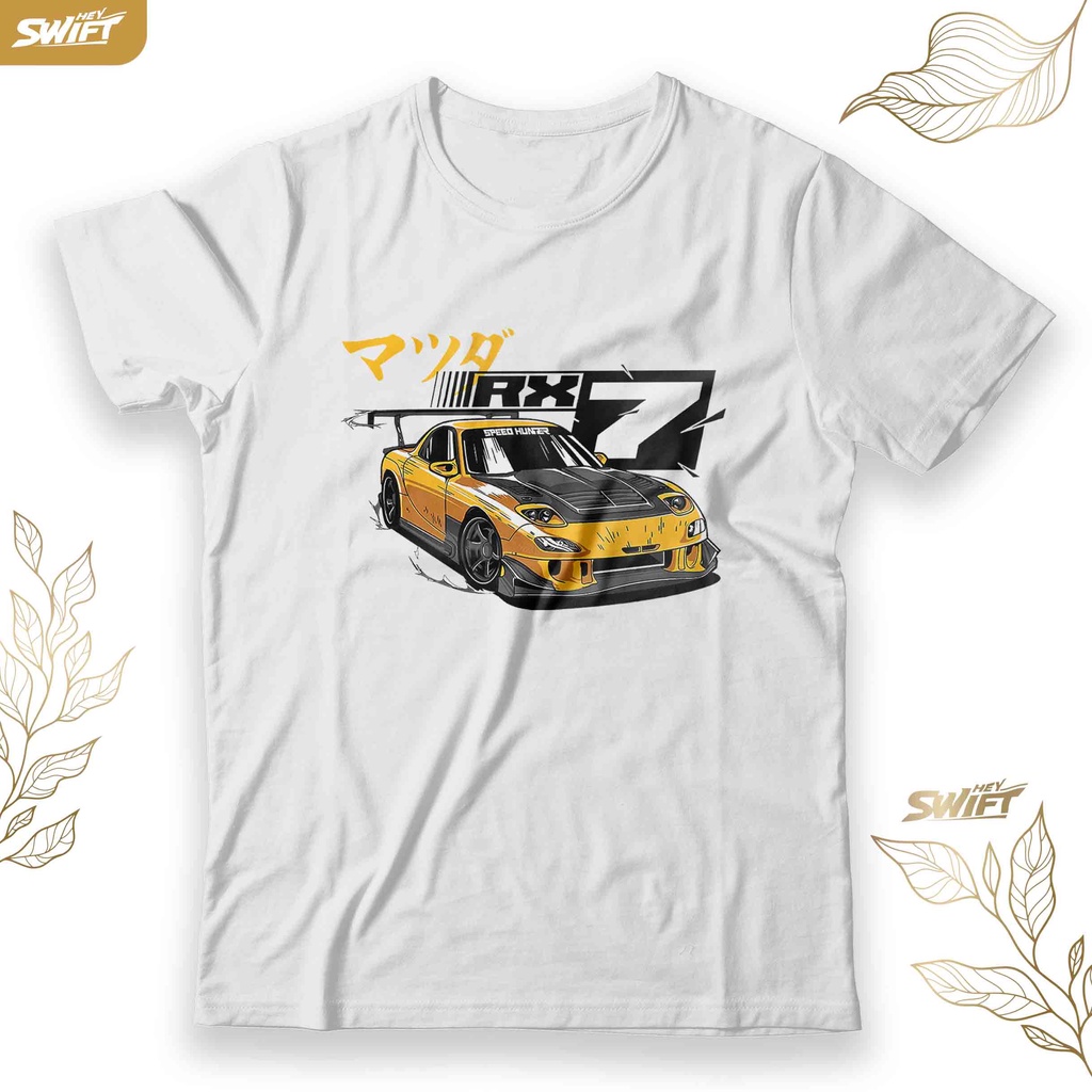 KAOS Mazda rx7 rx-7 rx 7 rotary JDm initial D TSHIRT BAJU DISTRO