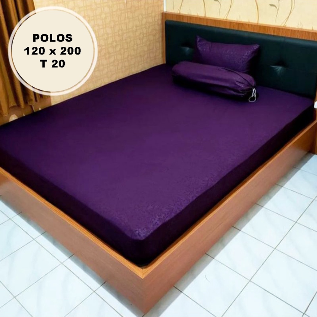 [✅COD] Paket Seprei Sprei 120x200 Polos Dan 2 Sarung Bantal Guling Homemade Katun Embos Perlengkapan Dekorasi Kamar Rumah