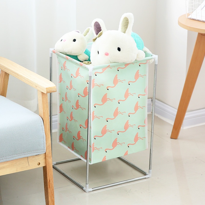 Grosir - H1062 Keranjang Cucian Baju Kotor / Tempat Penyimpanan Mainan Rakit / Laundry Basket / Storage Box Multifungsi