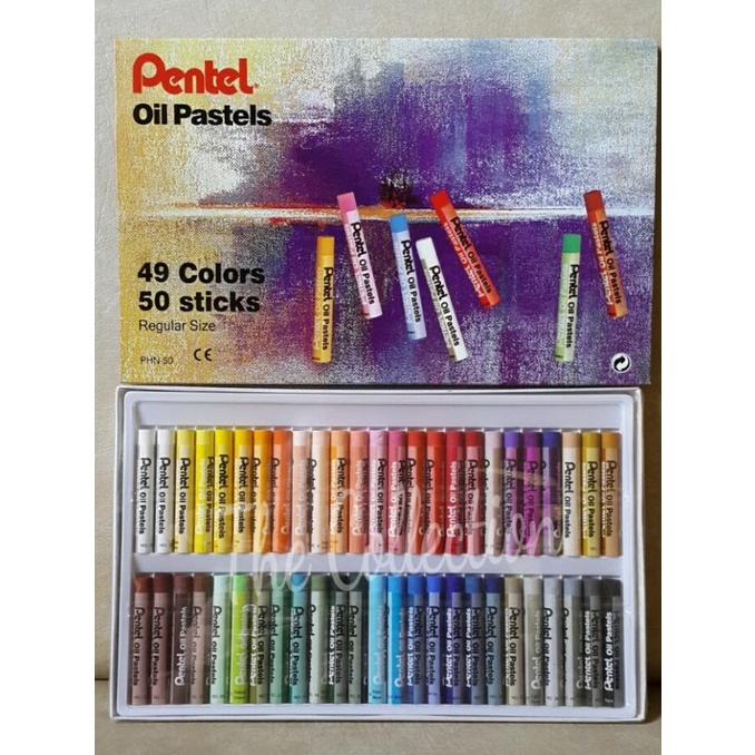 

ATK0317PT isi 50 PENTEL PHN 50 Oil Pastel Art 49 warna crayones art