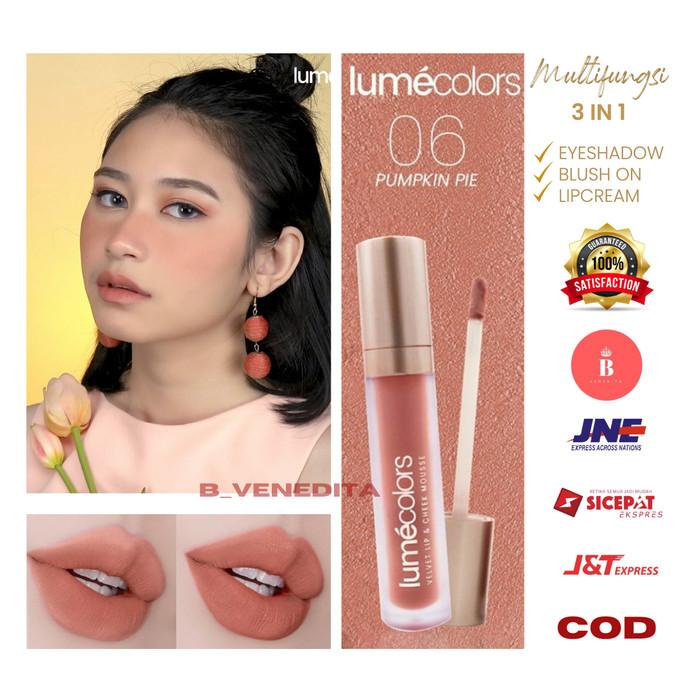 Lumecolors lipstik lip cream matte lip tint lipstik korea Pumpkin Pie