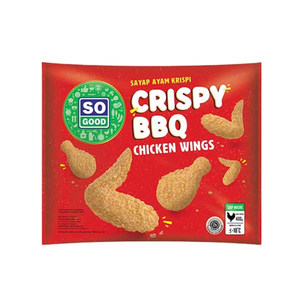 

SO GOOD CRISPY BBQ CHICKEN WING 400 GR