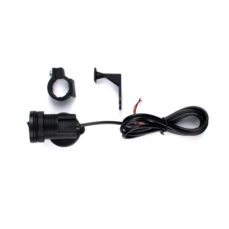 Charger Motor Digital Casan Handphone Di Motor LED Motorcycle Digital Voltmeter Charger Motor Cas HP Motor 2 USB 3.1A