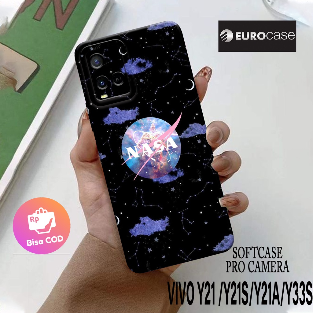 Soft Case Hp Vivo Y21/Y21A/Y21S - Casing Hp Vivo Y21/Y21A/Y21S - Aero Case - Fashion Case Nasa - Pel