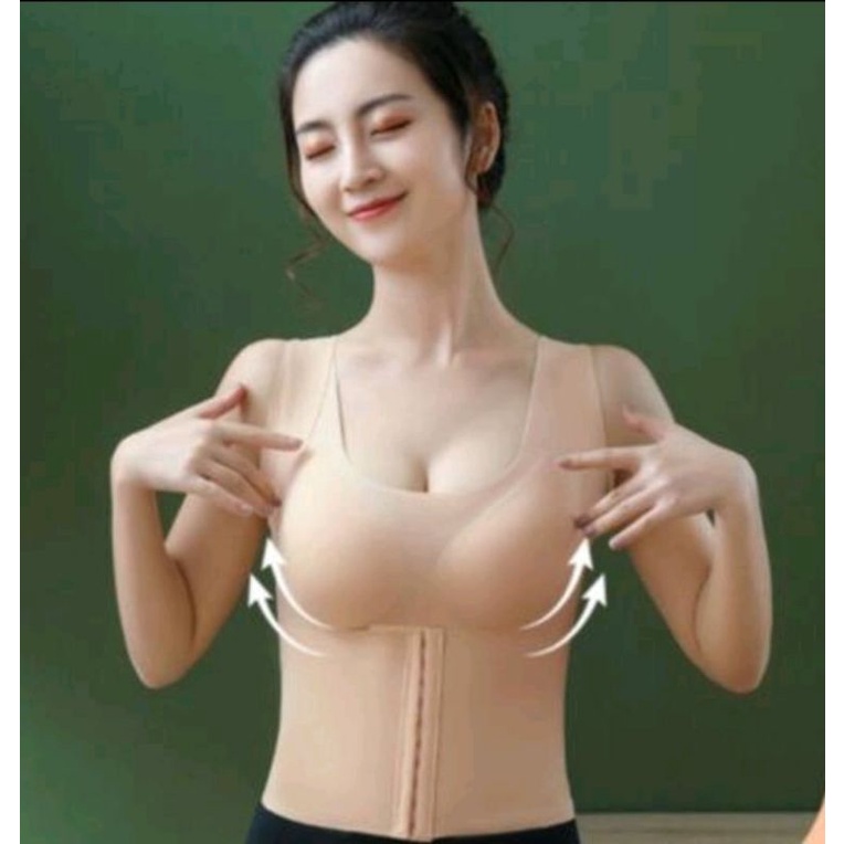 Korset Seamless Bra Pelangsing Tanpa Jahitan Korset Long Torso Bra