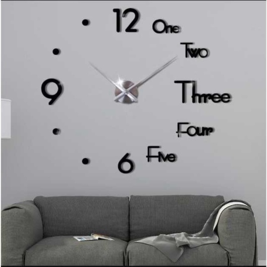 

Promo Jam Dinding Besar DIY Giant Clock Underline Angka 37 Inch - DIY-109 - Hitam Berkualitas
