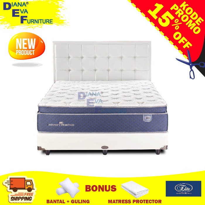 Elite Infinity Prestige Full Set ( Kasur + Divan + Sandaran )