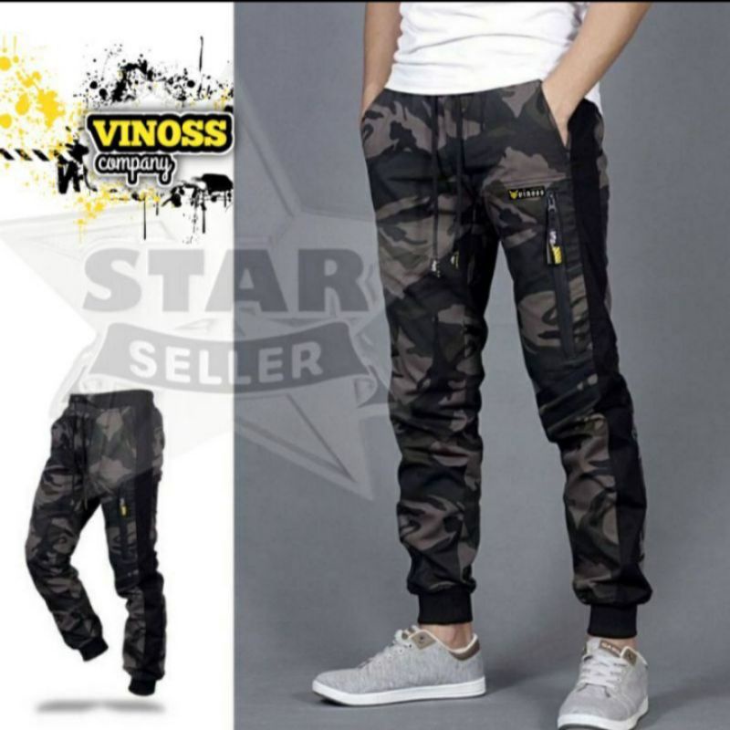 Celana Jogger Loreng Army Pria Fashion Terbaru