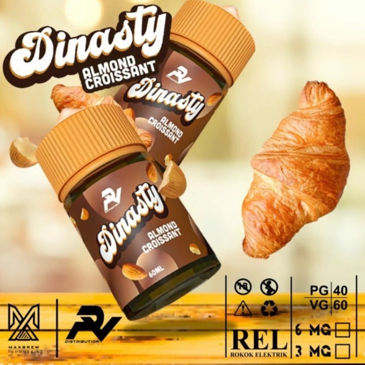 DINASTY ALMOND CROISSANT BY RV DISTRIBUTION 3MG 60ML