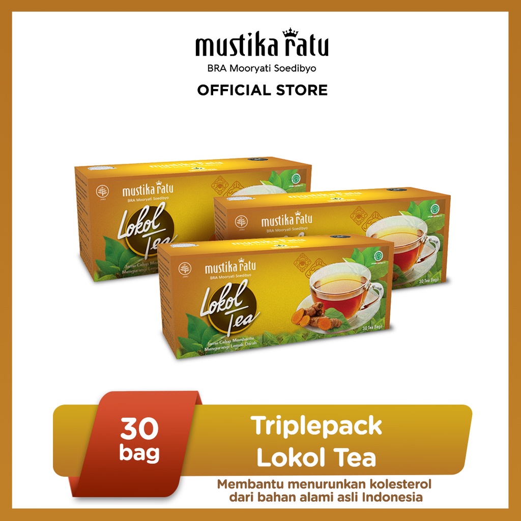 

Mustika Ratu Triple Bundle Slimming Lokol Tea 30bag Teh Diet