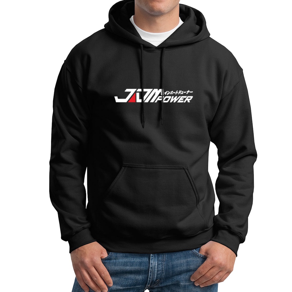 Jaket Hoodie Sweter JDM Power Tulisan Jepang