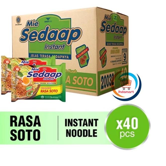 

☆ Mie Sedaap Soto 75 gram 1 Dus Isi 40 pcs ❁