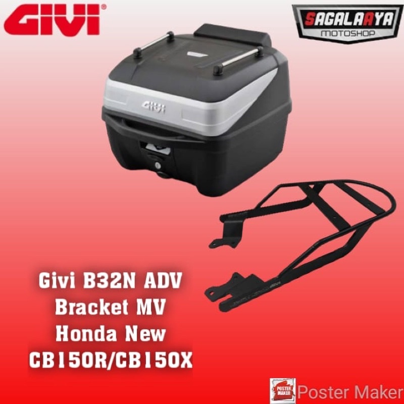 Givi B32N ADV bracket top box Givi MV New CB150R CB150X