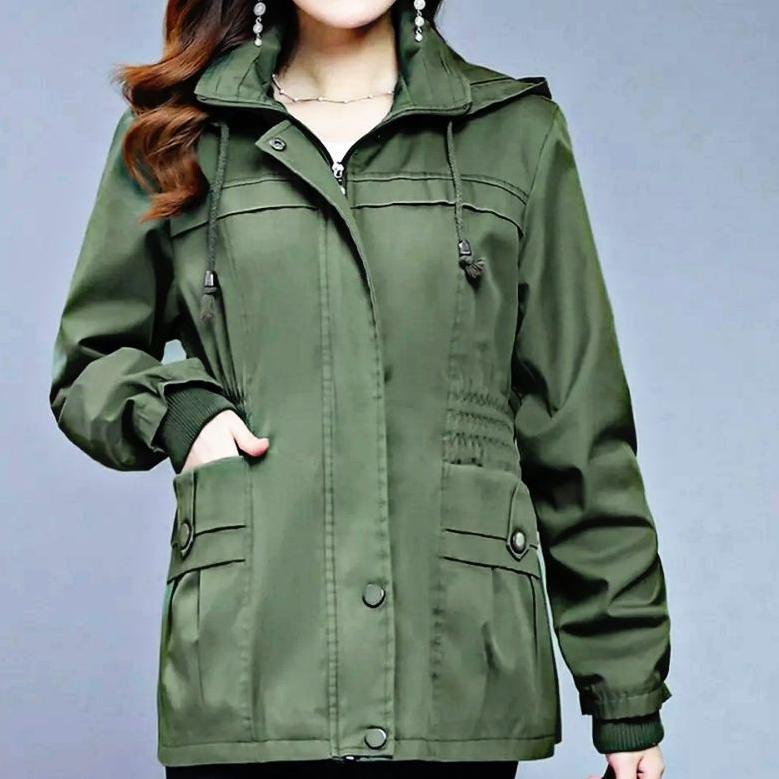 CHEKOUT JAKET PARKA CEWE/jaket wanita/jaket cewe/jaket wanita korea/jaket wanita korean style kekini