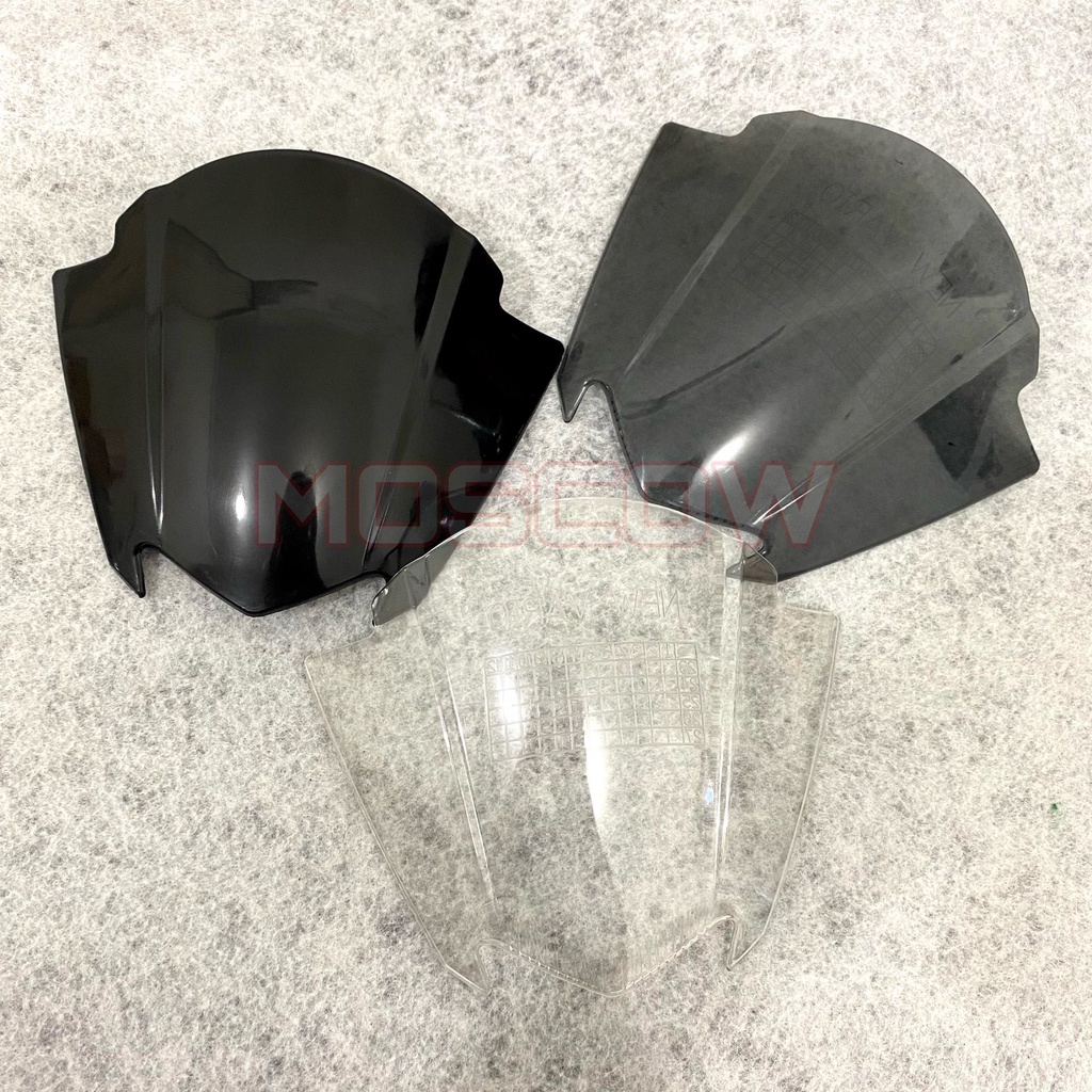 VISOR VARIO 125 NEW 2022-2023 ISS FREE DOUBLE TAPE VISOR WINSIL ANTI PECAH BAHAN PLASTIK ABS VISOR TERMURAH WINSIL VARIO 125 NEW WINDSHIELD VARIO 125 2022 2023 PNP VARIO 125 BARU WARNA RYBEN HITAM DAN BENING