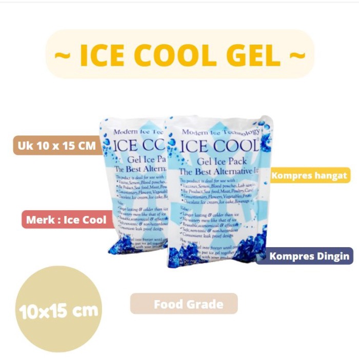 :::::::] Ice Cold Gel Pack Ice Gel Air Cooler Jual Gel Pendingin 10 x 15 cm