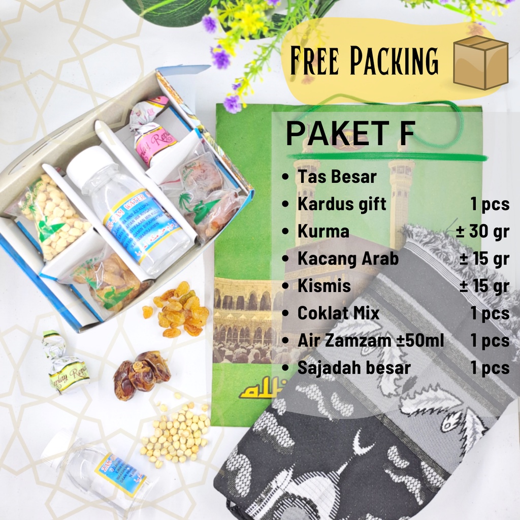 HAMPERS / PAKET OLEH OLEH HAJI DAN UMROH - PAKET F ISTIMEWA