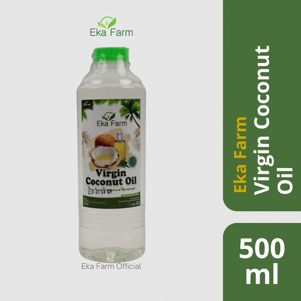 

Minyak VCO Virgin Coconut Oil Kemasan 500ml - Eka Farm Official Store