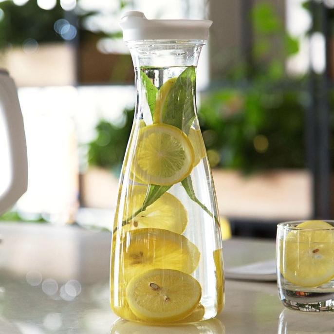 Water Jug Pitcher Teko Botol Minum Akrilik Infused Water Bottle