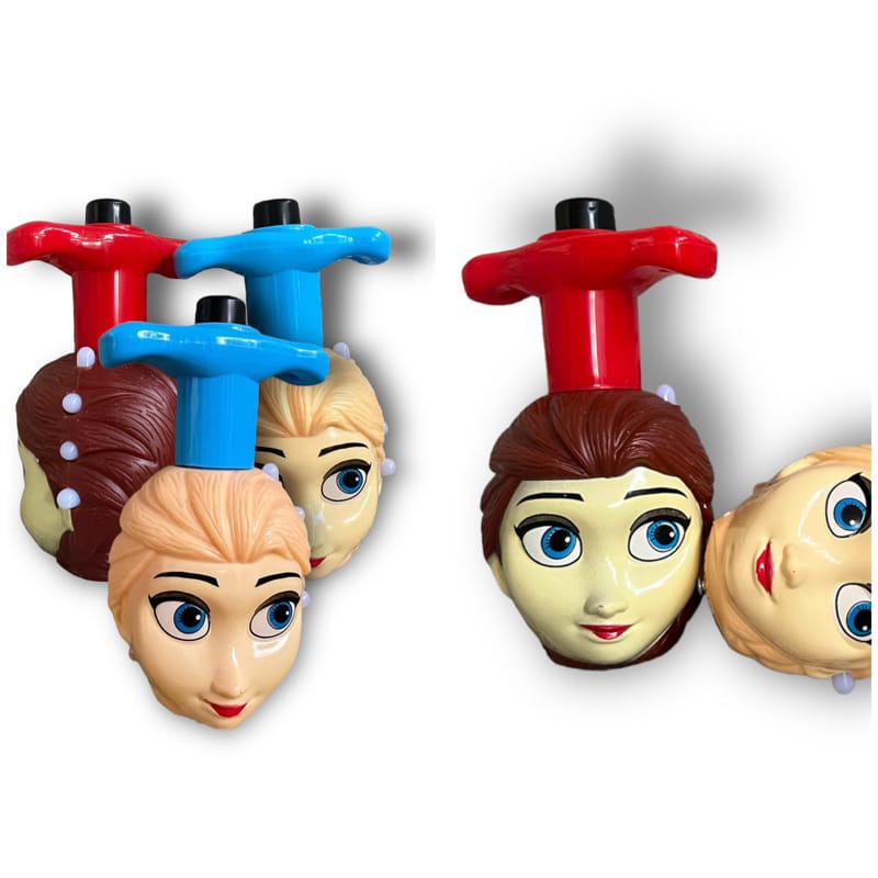 Mainan anak gangsing karakter lampu dan suara