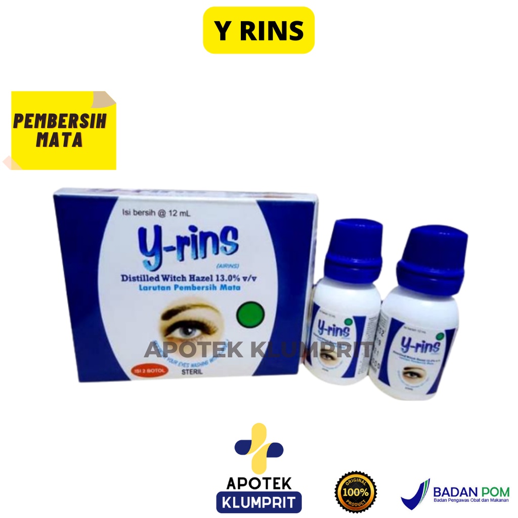 Y-Rins / YRins / cairan pencuci mata / cuci mata / tetes mata / obat mata